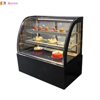 Byron nouveau 120l Commercial verre boulangerie refroidisseur vitrine comptoir refroidisseur Mini gâteau affichage réfrigérateur Mini gâteau affichage