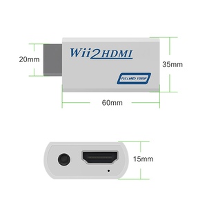 <span class=keywords><strong>Wii</strong></span> to <span class=keywords><strong>HDMI</strong></span> Converter 1080P Device <span class=keywords><strong>Wii</strong></span> <span class=keywords><strong>HDMI</strong></span> Adapter with 3.5mm Audio Jack&amp;<span class=keywords><strong>HDMI</strong></span> Output Compatible with <span class=keywords><strong>WII</strong></span> <span class=keywords><strong>U</strong></span> HDTV - Product Image 3