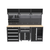 Armoire de garage modulaire pour atelier, armoire de rangement robuste en acier avec tiroirs pour outils