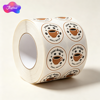 Etiqueta Personalizada con su Logotipo, Etiqueta para Botellas, Rollo de Etiquetas Impermeables para Panadería y Café