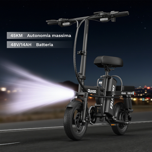 Bicicleta Eléctrica Plegable Ruitoo T14 con Motor Trasero Integrado de 48v y Batería Integrada, Disponible en Almacén Europeo, Servicio OEM/ODM - Product Image 4