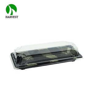 <strong>Disposable</strong> Plastic Sushi Food Rolls Packaging Tray <strong>Platter</strong> - Product Image 2