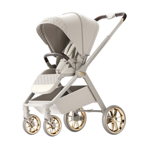 Cochecito de Aluminio Plegable de Alta Gama con Amortiguación en las Cuatro Ruedas, Reclinable en Dos Posiciones, Cómodo para Bebés de 0 a 3 Años - Product Image 6
