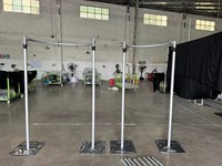 Support de toile de fond rond en aluminium réglable SPR Factory pour événements, mariages et décorations de fête - Vente en gros