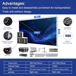 Paneles de Pantalla <span class=keywords><strong>LED</strong></span> de Alto Brillo a Todo Color P1.5 P9 P2.6 P2.9 P3.9 para Alquiler de Telones de Fondo para Escenarios, Pantalla <span class=keywords><strong>LED</strong></span> Interior y Exterior P2 P3 - Product Image 3