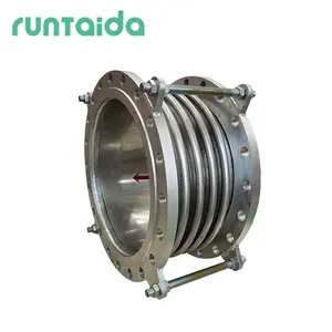 Hơi nước không khí mặt bích kết thúc bù SS304 kim loại linh hoạt mở rộng khớp dưới đây - Product Image 1