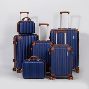 <span class=keywords><strong>Valise</strong></span> grande capacité en ABS, imperméable, <span class=keywords><strong>ultra</strong></span>-légère, antibactérienne, résistante à l'usure, avec roulettes universelles silencieuses, tailles 24/20/28 pouces - Product Image 2
