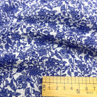 Tissu en coton imprimé à la main, froissé, sans repassage, pour robe, sac pour enfant, 50 pouces, 80 g/m², en stock