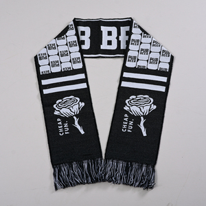 Bufanda de abanico reversible de alta calidad, ecológica, impermeable, extra suave, con logotipos llamativos, ideal para regalos en ferias comerciales, te mantiene abrigado durante toda la temporada. - Product Image 1