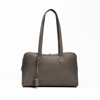 Bolso Bandolera de Cuero Genuino TC de Alta Calidad, Diseño Original de Lujo Ligero, para Mujer, con Cierre de Cremallera