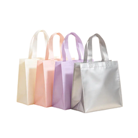 Grand sac de courses imperméable en non-tissé laminé, impression personnalisée, sac de transport pour supermarché et commerce de détail