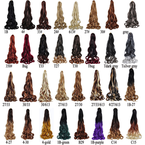 हॉट सेल 3x फ्रेंच कर्ल ब्रेडिंग हेयर पैक 22 इंच फ्रेंच एंड कर्ल पोनीटेल सर्पिल कर्ली ब्रेड ढीली लहर सिंथेटिक बंडल - Product Image 6