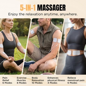 Estimulador Muscular Portátil TENS/EMS, Dispositivo de Electroterapia y <span class=keywords><strong>Fisioterapia</strong></span>, Masaje Corporal Completo, Alivio del Dolor y la Fatiga, Clase II MDR/510k - Product Image 4