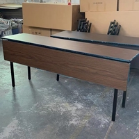 Table pliante de haute qualité en gros Meubles de conférence de bureau d'occasion de luxe Table pliante de réunion