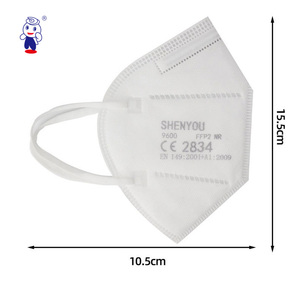 Khẩu trang y tế KN95 5 lớp dùng một lần in logo tùy chỉnh, chất liệu vải không dệt, đạt chuẩn FFP2 - Product Image 2