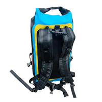 Sac à dos étanche en bâche PVC 35L, nouveau style, avec logo client imprimé, idéal pour la navigation de plaisance, le camping et la randonnée