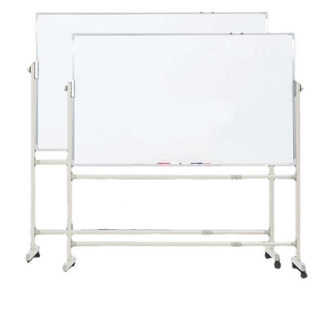 Double Sided Aluminium Custom Logo Mdf Large Portable Dry Erase Mobile 120*240 Magnetic White Board With Stand