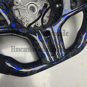 Volante Deportivo de Fibra de Carbono Forjada y Alcántara, el Más Popular, para BMW G20 G30 G01 Serie 3 Serie 5 - Product Image 5