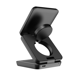 Xách tay 15W 3 trong 1 có thể gập lại sạc không dây kim loại gấp từ sạc không dây cho Iphone 3 trong 1 sạc không dây - Product Image 2