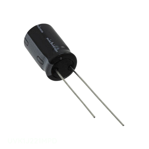 Distribuidor Autorizado, Condensador de Aluminio de 220 uF, 20%, 63V, Tipo RADIAL TH UVK1J221MPD - Product Image 1