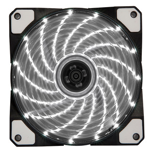 120mm Blue LED <b>Computer</b> Case <b>Fan</b> 120x120x25mm Quiet Cooling With 15 LEDs Flowing Light Effect - Product Image 2