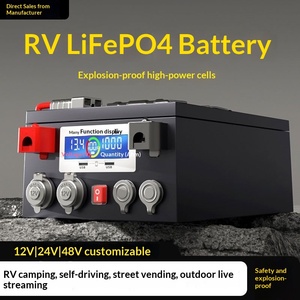 แบตเตอรี่ลิเธียมไอรอนฟอสเฟตแบบเซลล์เดียวขนาดใหญ่ 12V 24V 48V สำหรับเก็บพลังงานเคลื่อนที่ ใช้กับเรือ - Product Image 5