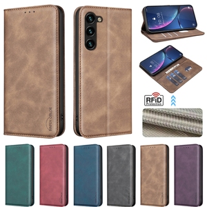 Funda de Cuero Magnética Retro Tipo Cartera para <span class=keywords><strong>Samsung</strong></span> <span class=keywords><strong>Galaxy</strong></span> S26 S25 Edge Plus S24 <span class=keywords><strong>Ultra</strong></span> A36 A16 A06 A56 A07 A17 A37 A57 A27 - Product Image 1