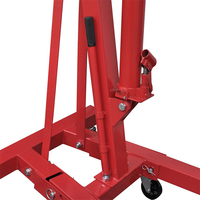 Chèvre de Levage Moteur Hydraulique Pliable 2 Tonnes avec Roues, pour Atelier