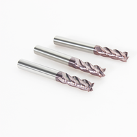 OEM ODM SUP HRC55 Outils CNC de haute qualité revêtus de couleur, fraise à queue plate pour acier