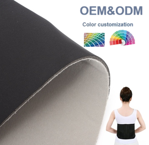 Genouillères de sport écologiques en tissu velours nylon laminé avec mousse extensible, attelles de compression pour poignets, équipement de fitness – Prix usine - Product Image 1
