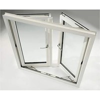 Sistema de Perfiles de Triple Acristalamiento, Vidrio Doble Low-E, Aislamiento con Argón, Insonorización, Ahorro Energético, Ventanas Blancas de UPVC