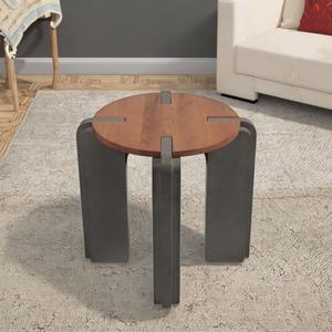 Tabouret en bois massif fait main, best-seller, au design rustique, pour la maison, la cuisine, le salon et les intérieurs de café, au meilleur prix du marché - Product Image 3