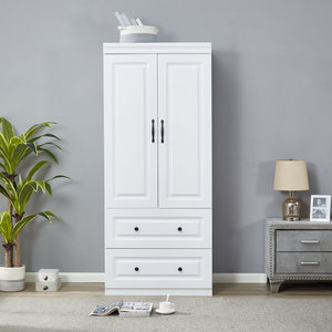 Armario moderno para ropa, armario sencillo, <span class=keywords><strong>quarda</strong></span> roupa, diseños de dormitorio, organizadores de armario blancos, armario de fácil almacenamiento, armarios de madera - Product Image 1