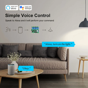 Interruptor de Relé con Control por Voz WiFi de 4 Canales, 220V AC/DC 7V-32V, Módulo de Automatización del Hogar, Temporizador, Compatible con la Aplicación EWelink y Alexa - Product Image 5