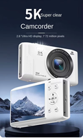 Kamera Vlogging Ultra HD 5K Buatan Cina 72MP 16x Digital Camcorder Wifi Fotografi Perjalanan Flash Kamera Digital untuk Dewasa