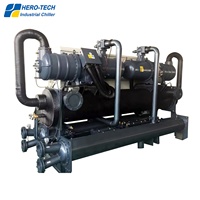 Grand refroidisseur à vis à eau, évaporateur 400TR, certifié ISO, haute efficacité, refroidissement automatique, écologique, pompe de productivité