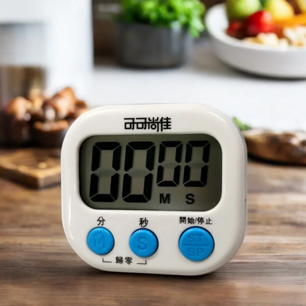 Timer dapur Digital portabel Mini layar LCD besar dan Alarm keras pengatur waktu memasak plastik ABS ramah lingkungan