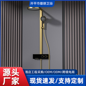 Brass <b>Shower</b> Head Set XL-085 Linear Top Spray With Knob Control For Bathroom Use - Product Image 2