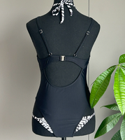 Nouveautés STOCK Maillot de bain une pièce avec rembourrage, sexy, coupe haute pour femme