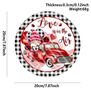 Decorazione da Parete Artigianale a Tema Amore per San Valentino, Insegna da Appendere alla <span class=keywords><strong>Porta</strong></span>, Decorazione per Camion - Product Image 6