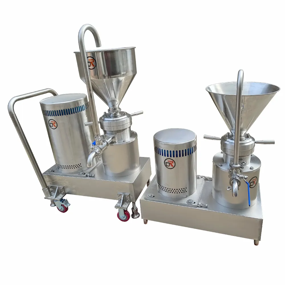 Black Sesame Making Tomato Cheese Sauce and Garlic Paste Mixing Machine Maker Milling Almond Milk Machine Provided