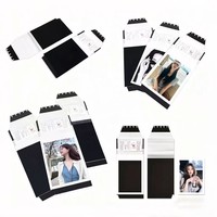Cartes à collectionner personnalisées à peler et à coller sur le thème des célébrités anime, inspirées des images des stars d'anime, pour boîte mystère de diffusion en direct