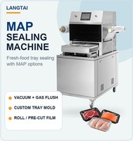 Machine d'emballage pneumatique entièrement automatique Langtai pour sachets et films, ligne de production de scellage pour aliments, snacks, biscuits, chocolats et bonbons