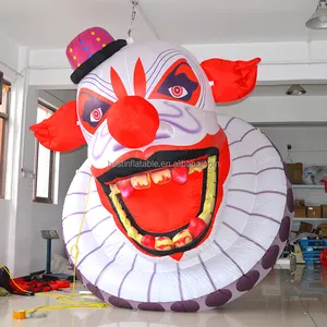 Newly Design Giant Inflatable Halloween Evil Clown Models For Decoration