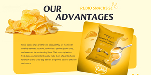 Snack di Patatine al Tartufo Rubio di Alta Qualità, Artigianali, Lussuose, Salate e Nutrienti, Prodotte in Spagna - Product Image 5