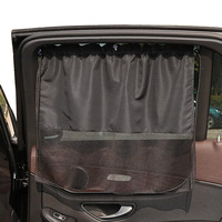 Pare-soleil pour vitres latérales de voiture, accessoires automobiles, rideaux de fenêtre, protection UV, fibre de polyester, pliable, ajustement universel, garde