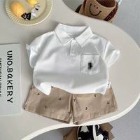 Ensembles de vêtements pour enfants tendance d'été avec des designs uniques pour bébés, pour le commerce transfrontalier.