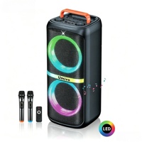 Nouveau haut-parleur de cinéma maison sans fil avec écran LED 40W portable pour mariage, événement, fête à domicile, rassemblement en extérieur