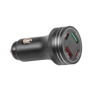 HNT 65W Digital Display Car Cigarette Lighter USB Charger 4 Port QC3.0 Car Charger Fast PD 30W Quick <strong>Charge</strong> Type <strong>C</strong> Car Charger - Product Image 6