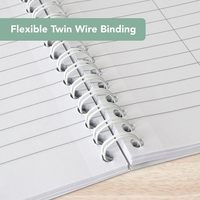 Carnet à spirales personnalisé avec couverture rigide, feuilles faciles à détacher, papier A6, options pour le bureau, l'école, les affaires, A5, A4, pour un cadeau, un journal avec logo